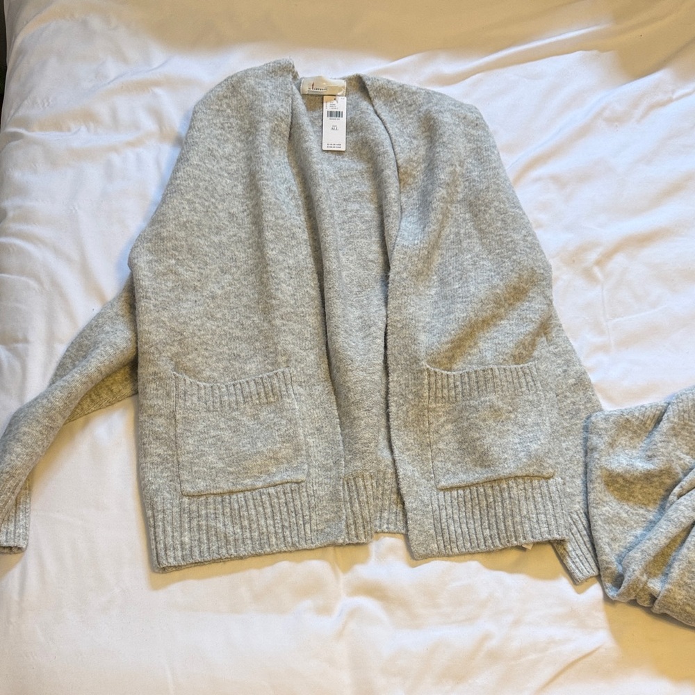NWT Anthropologie Cardigan with Detachable Scarf
One Size
